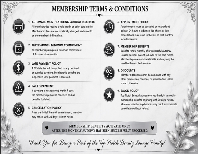 Platinum Membership Back